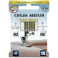 ORGAN NEEDLES 75/11 90/14 SUPER STRETCH