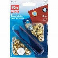 Eyelets and washers 8mm